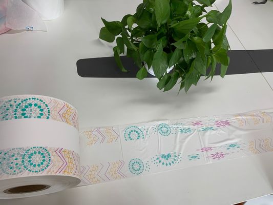 20GSM 300mm αναπνεύσιμη υγειονομική ταινία ταινιών πολυαιθυλενίου για τις πάνες μωρών