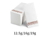 12.5g Serviettes μίας χρήσης πετσέτες λινού πετσετών 19g εγγράφου γευμάτων